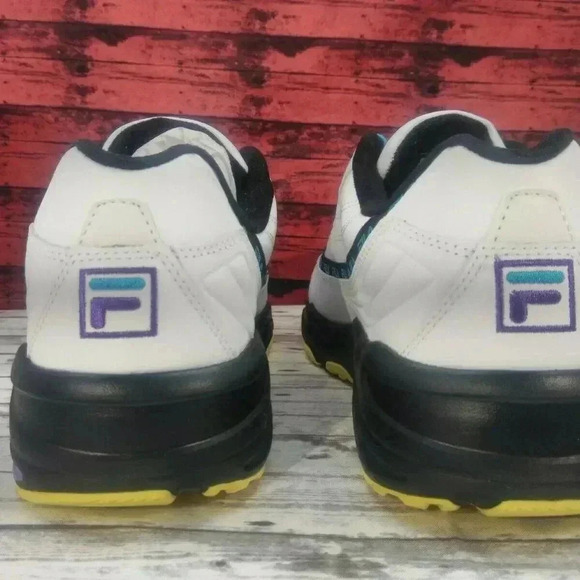 Fila Mens DRST 97 Leather Trainer Logo Sneakers Shoes sz 10.5